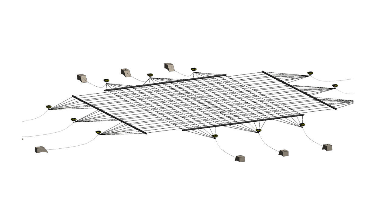 Pre Tensioned Rope Mesh